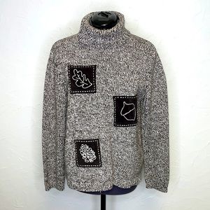 Vintage Casual Corner Annex Brown Autumn Turtleneck Sweater